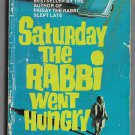 Saturday the Rabbi Went Hungry Harry Kemelman Fawcett Crest T1459