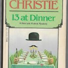 13 at Dinner by Agatha Christie 1979 Dell 0440187427 Hercule Poirot Mystery