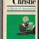 A Murder is Announced by Agatha Christie Miss Jane Marple