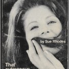 Now You'll Think I'm Awful Sue Rhodes Scarce Sex and the Australian girl Illustrated by John Endean