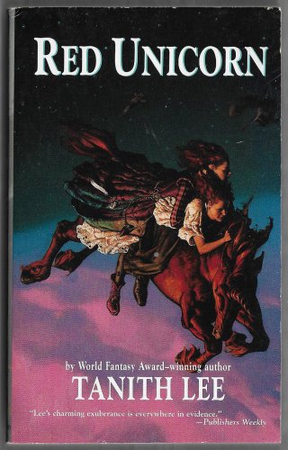 Red Unicorn by Tanith Lee scarce 1997 TOR Fantasy paperback printing