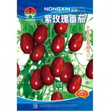 Purple Rose Cherry Tomato Original Approx 300 Tasty Beauty Fruit Seeds