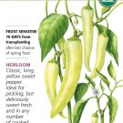 Organic Sweet Banana Sweet Pepper Seeds 20 Seeds