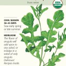 Organic Rocket SaladRoquette Arugula Seed 1g