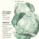 Copenhagen Market Cabbage Seeds 1.5 grams Botanical Interests