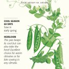Wando Shelling Pea Seeds 25 grams Pisum sativum