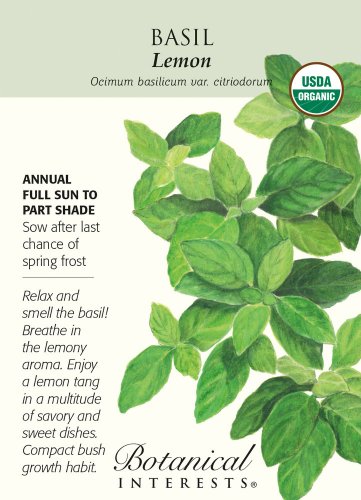 Organic Lemon Basil Seeds 500 mg