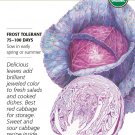 Organic Red Acre Cabbage Seeds 1.5 grams