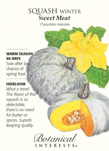 Sweet Meat Winter Squash Seeds 3 grams