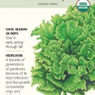 Black Seeded Simpson Lettuce Seeds 1 gram Organic