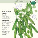Organic Progress #9 Shelling Pea Seeds 15 grams