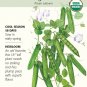 Organic Progress #9 Shelling Pea Seeds 15 grams