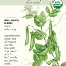 Organic Sugar Snap Pea Seeds 15 grams