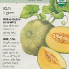 Organic Minnesota Midget MuskmelonCantaloupe Seeds 1 g