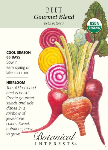Gourmet Blend Beet Seeds 4 grams Organic