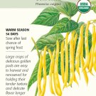 Gold Rush Bush Bean Seeds 15 grams Organic