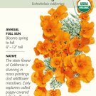 Organic California Orange Poppy Seeds 750 Mg