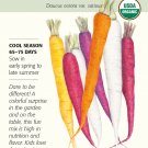 Organic Carnival Blend Carrot Seeds 500 mg