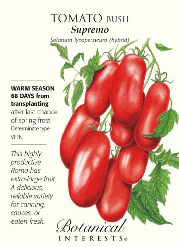 Supremo Bush Tomato 10 Seeds