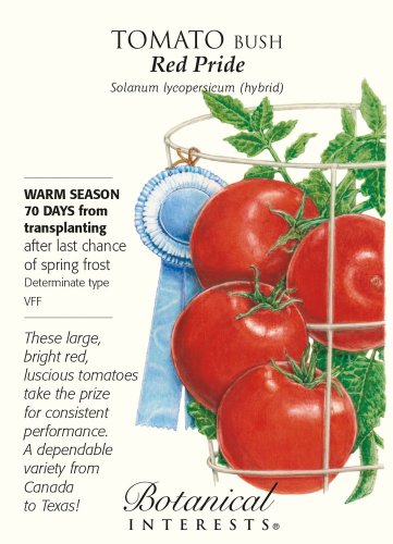 Red Pride Bush Tomato 15 Seeds