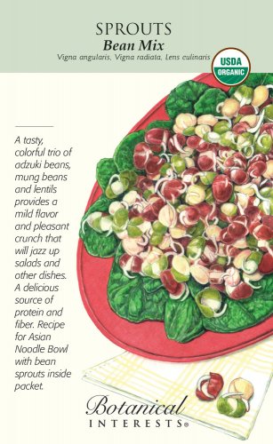 Organic Bean Mix Sprouting Seeds 60 grams