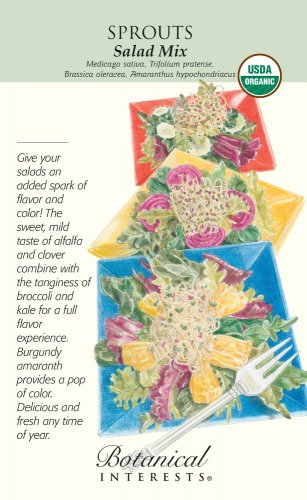 Organic Salad Mix Sprouting Seeds 30 gram