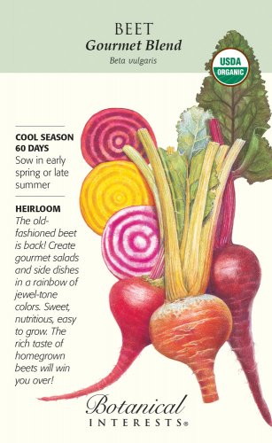 Organic Gourmet Blend Beet Seeds 4 Grams