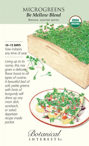 Organic Be Mellow Blend Microgreen Seeds 12 grams