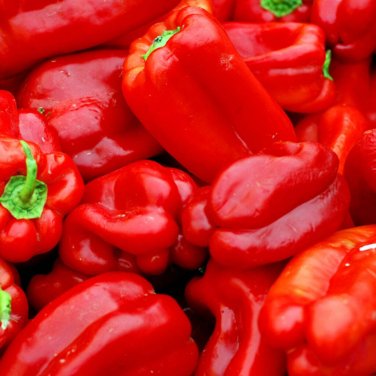 25+ seeds Big Red Sweet Pepper  Capsicum Anuum Vegetable Heirloom