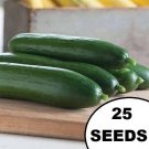 Diva Cucumbers Hybrid Cucks 6"" Long Vegetable Pickling Salads Food 25 seeds