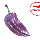 Purple Ghost Pepper Seeds- Bhut Jolokia Hot Vegetable Spicy 25 seeds