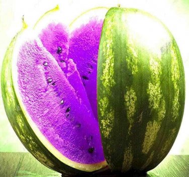 Juicy Purple Watermelon  Large Summer Time  Fruit  Food 15+ seeds