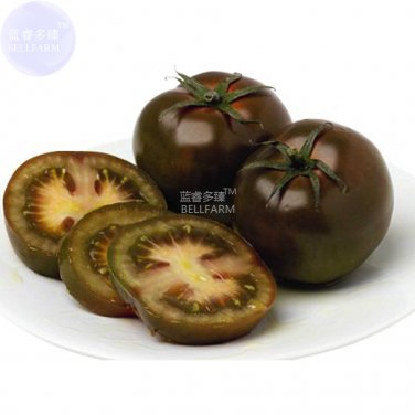 BELLFARM Tomato Large Black Organic Vegetables Seeds, 100 seeds