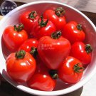 BELLFARM Heirloom Bright Red Strawberry-shaped Tomato Seeds, 100 seeds