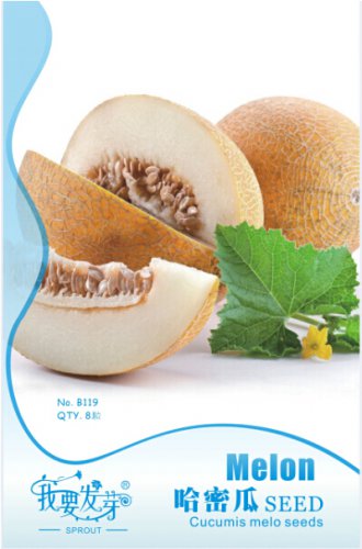 8 seeds / pack, Hami Melon Sweet Honey-Dew Melon Seeds