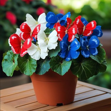 50pcs Rare Moonlight Butterfly Begonia