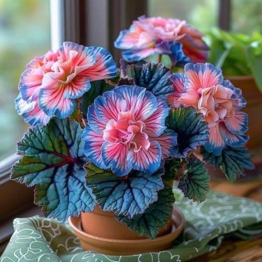 50 seeds Painted Begonia Plant #8