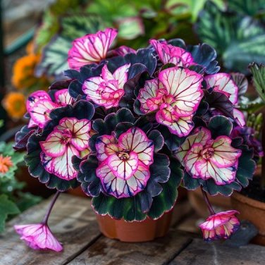 50 seeds Painted Begonia Plant #9