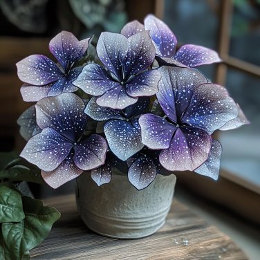 50 seeds Plum Silver Star Begonia