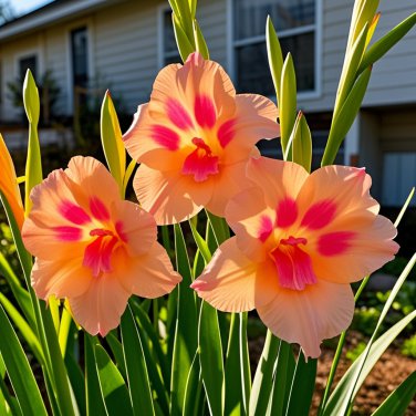 2 seeds Mixed Color Cat Paw Gladiolus Seeds orange