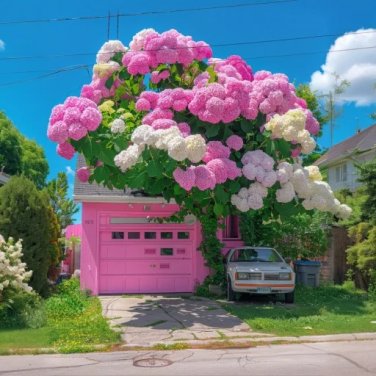 white & pink Fairytale Hydrangea Tree Seeds 50 Seeds