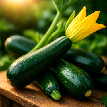 60+ BLACK BEAUTY ZUCCHINI SEEDS