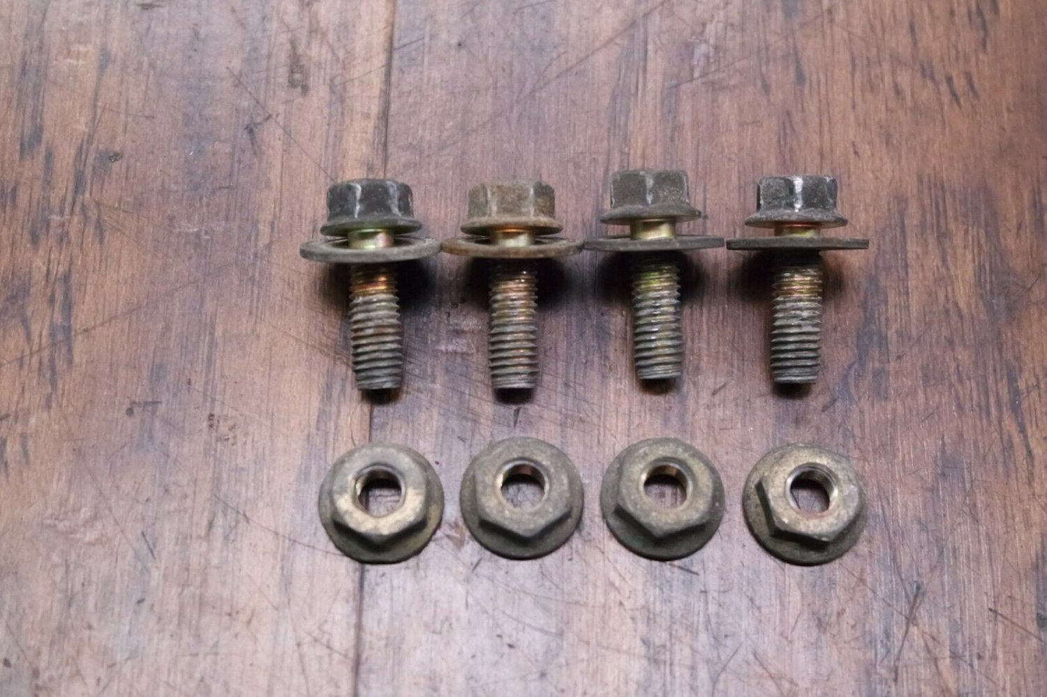 9097 Mazda MX5 Miata OEM REAR BACK TOW PULL HOOK MOUNTING HARDWARE