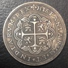 1716 Mexico 8 Reales - Felipe V Copy Coin
