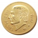 1916 Mexico 10 Peso Gold Plated Copy Coin