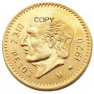1920 Mexico 10 Peso Gold Plated Copy Coin