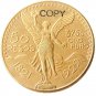 1929 Mexico 50 Peso Gold Plated Copy Coin
