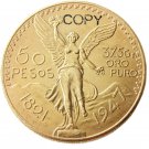 1947 Mexico 50 Peso Gold Plated Copy Coin
