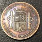 1868 Spain 5 Pesetas-Pattern Copy Coin