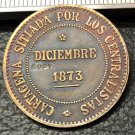 1873 Spain 2 Pesetas-Cantonal Revolution Copy Coin